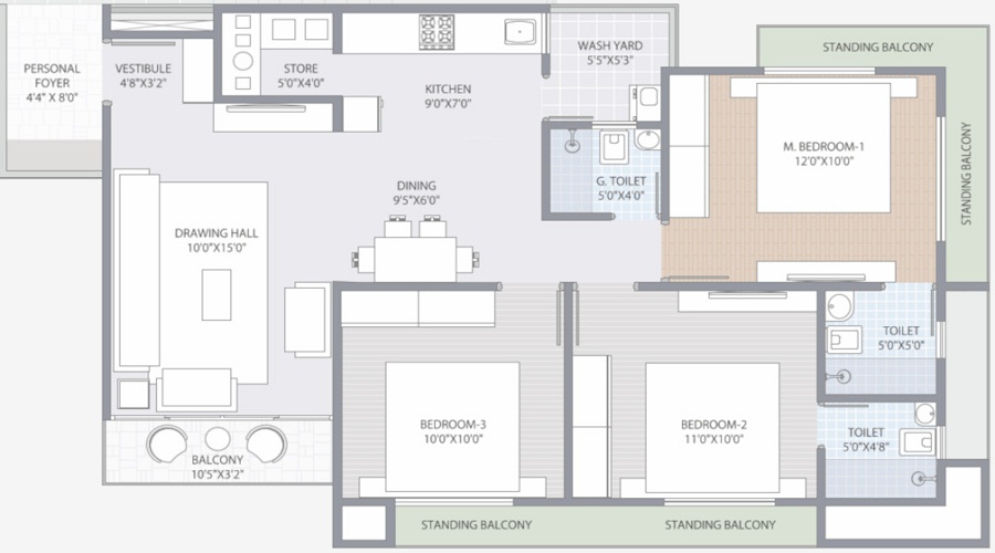 MS Sky Serenity Sky Floor Plan