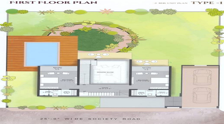 M M P Krisha Farms Floor Plan