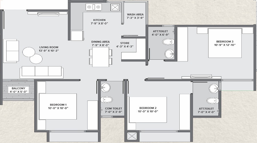 Shree Shakti Satva Bliss Floor Plan