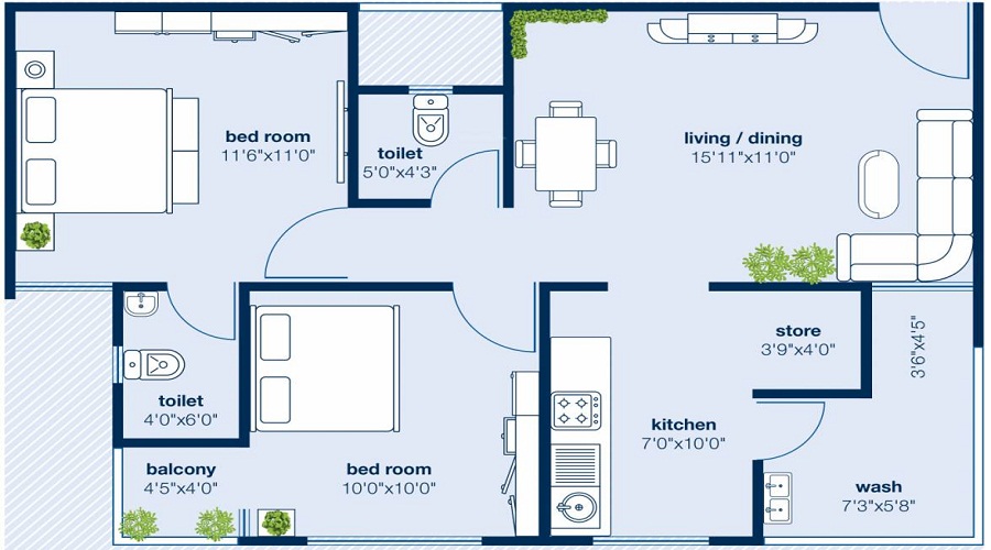 Shree Hari Nakshatra Residency 2 Floor Plan