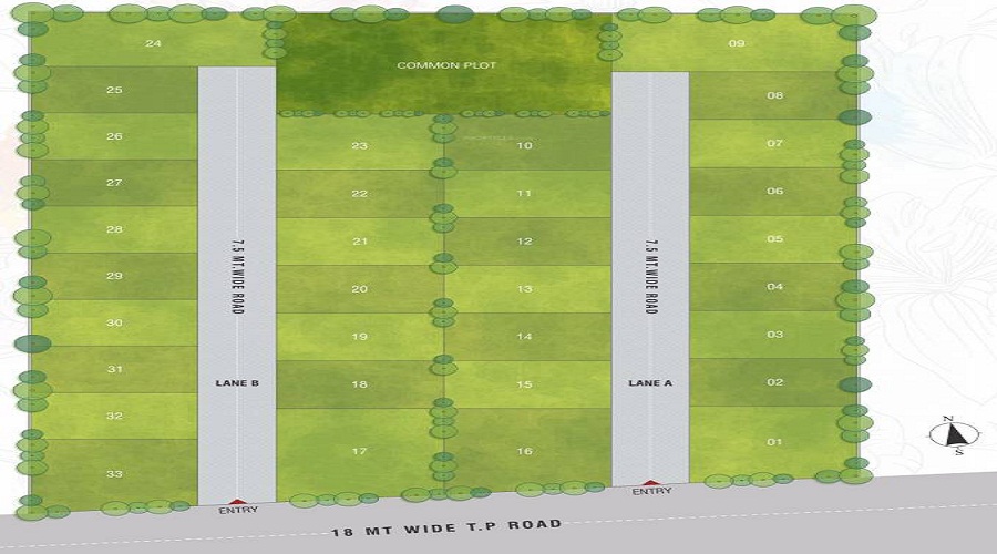 Meghreji Zainab Residency 2 Floor Plan