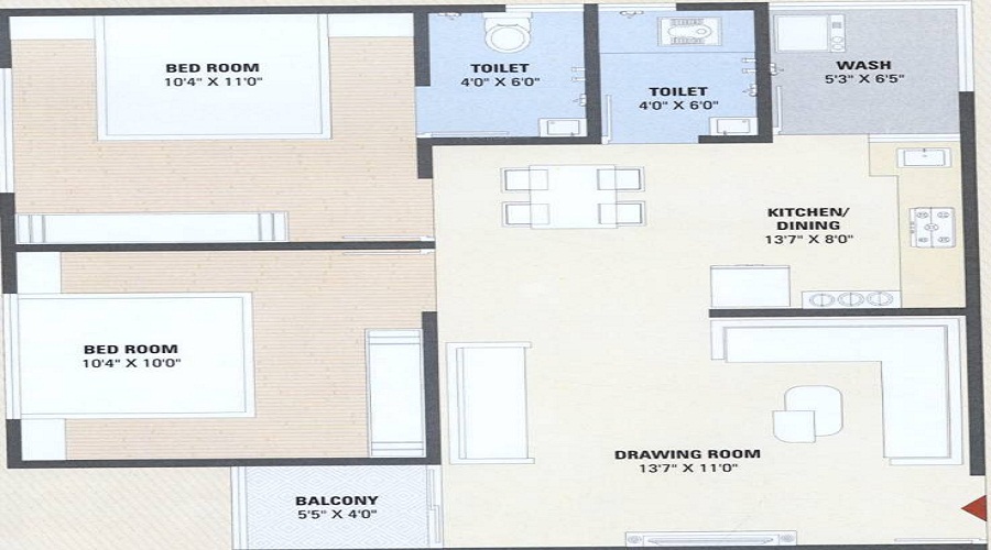 Balaji Sahitya Hills And Icon Floor Plan
