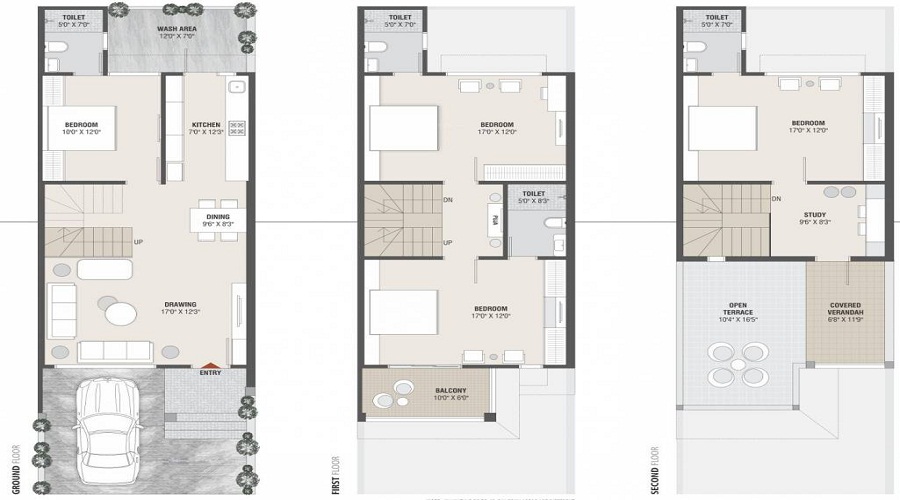 Teraiya Adhishthan Bungalow Floor Plan