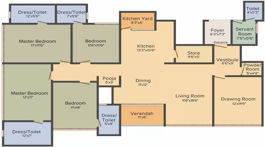 Friends Ville Lifestyle Floor Plan