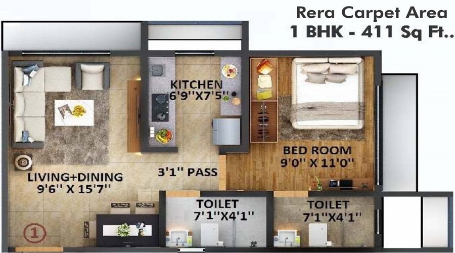 S3 Proxima Floor Plan