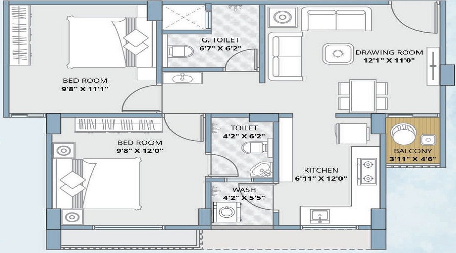 Shree Hari Green Floor Plan