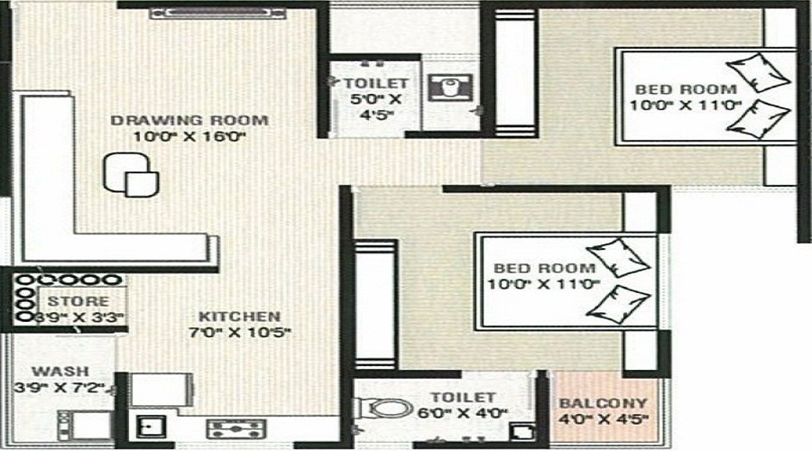 Sarthak Flora Floor Plan