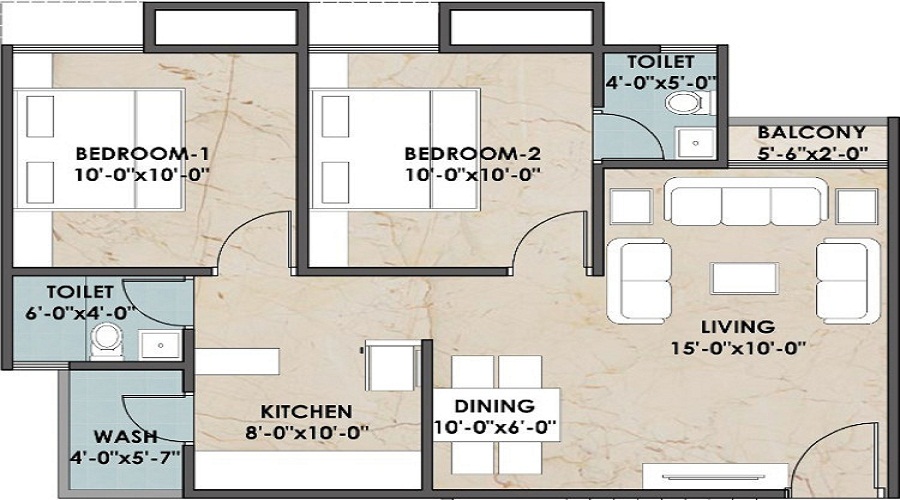 Paavan Residency Floor Plan