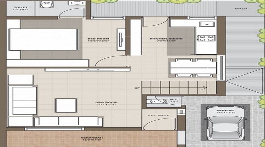 Shree Aval Samruddh Villa Floor Plan