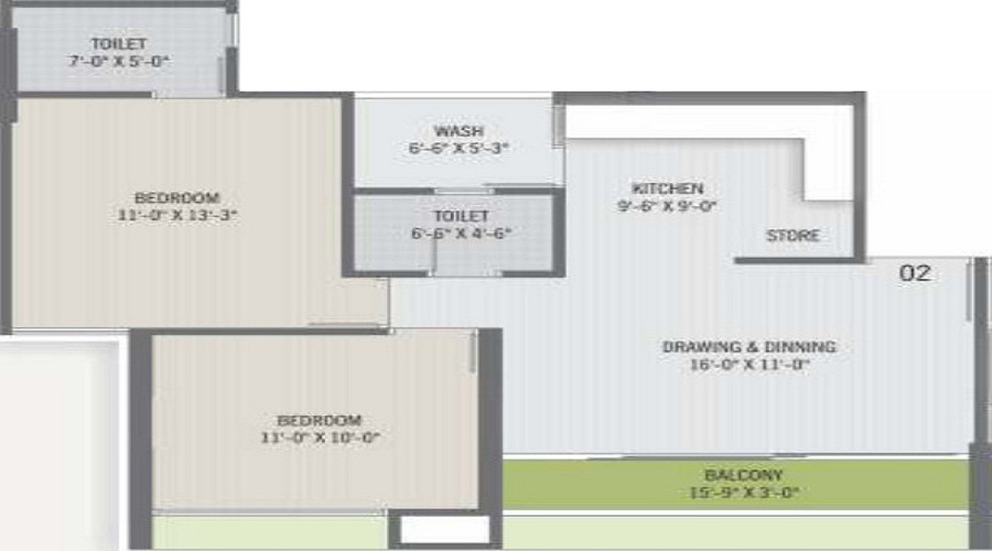 Shree Apeksha Blossom Floor Plan