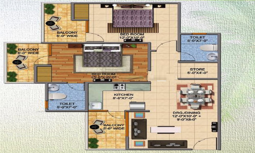 JKG Palm Court Floor Plan