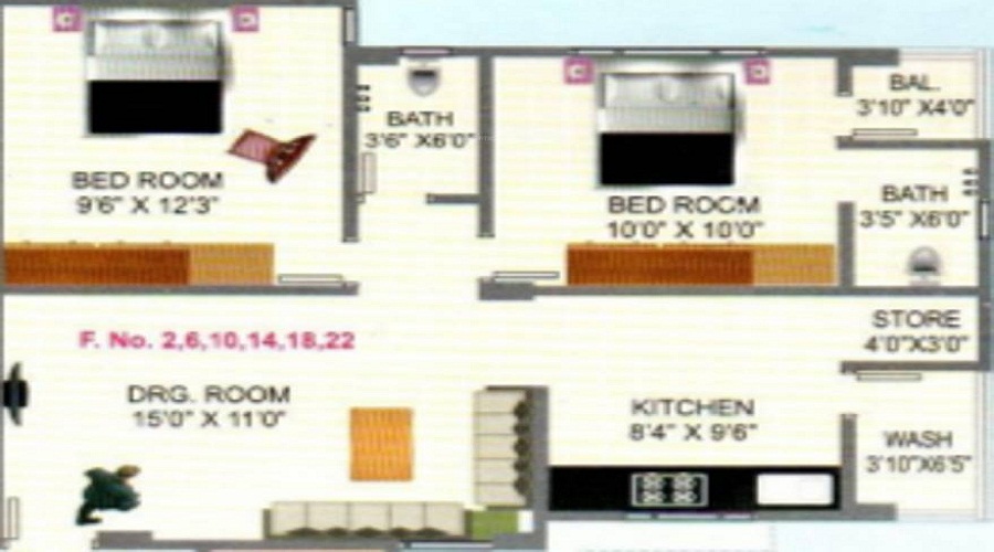 Vasudev Malhar Vadvala Residency Floor Plan