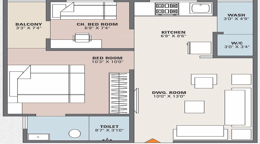 PC Ashapuri Enclave Floor Plan