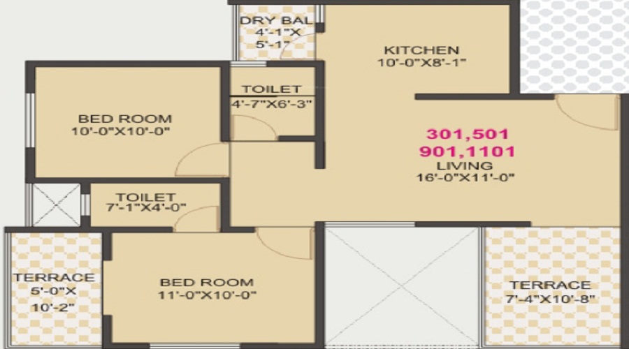 Bhalachandra Avencia Plaza Floor Plan