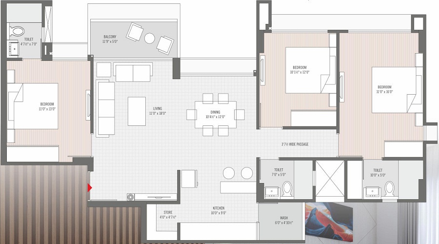 Avirat Silver Harmony 2 Floor Plan