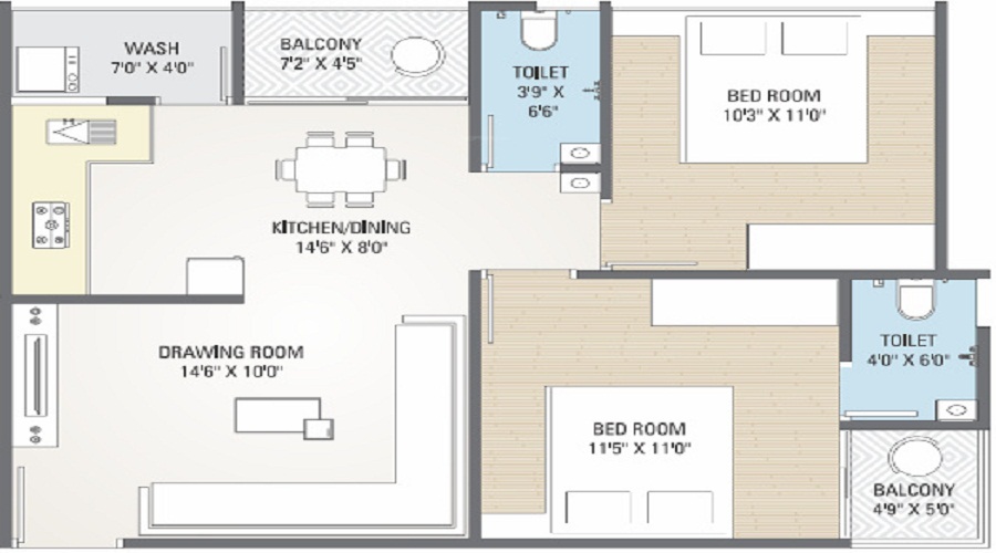 Adira Royal Rejoice 5 Floor Plan