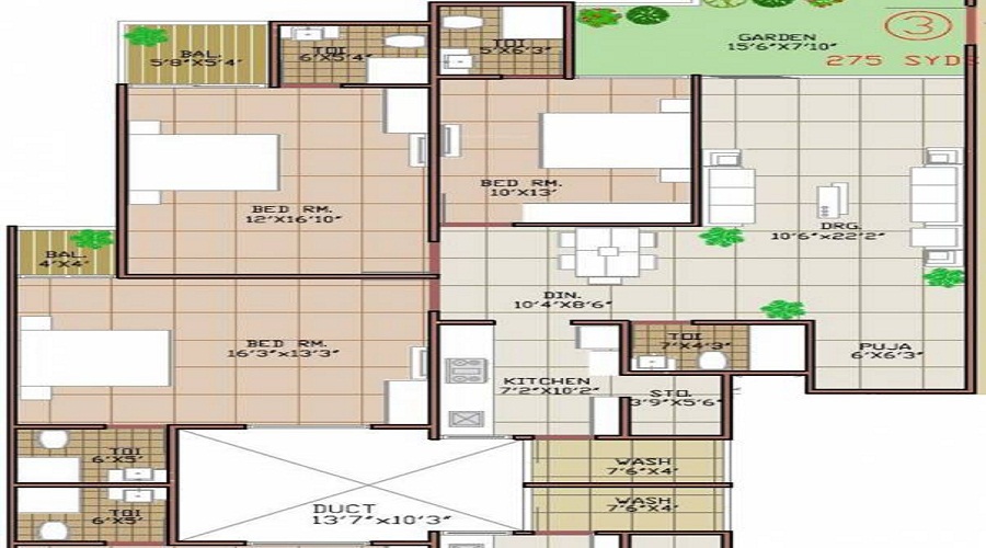 Takshashila Crest Floor Plan