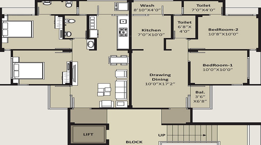 Shree Prerana Padmavati Residency Floor Plan