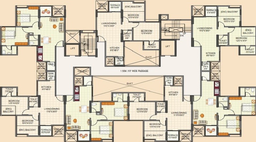 GK Aryavat Floor Plan