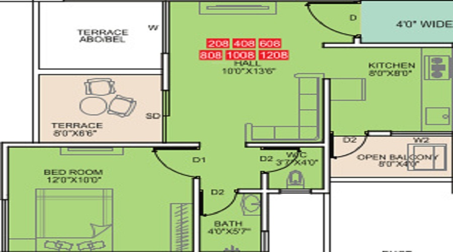 Rohan Yuva Building E Floor Plan