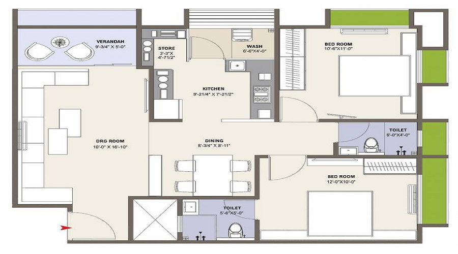 Suhani Arjun Paradise Floor Plan