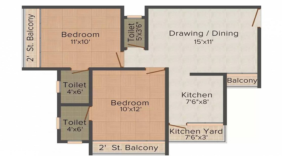 Aza Al Muqaam Floor Plan