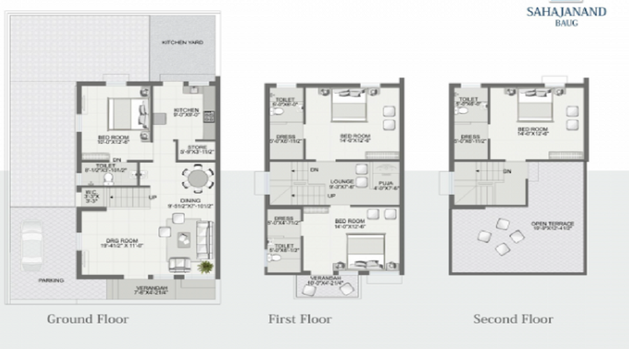 Shiv Sahajanand Baug Floor Plan