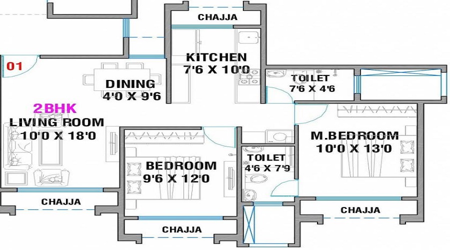 Varsha Balaji Park Floor Plan