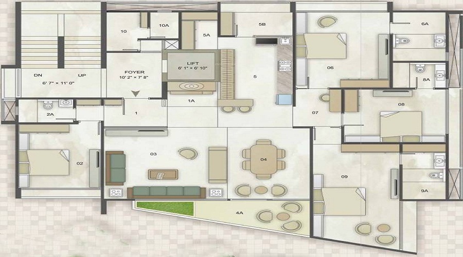 SSB Shalin Exotica Floor Plan