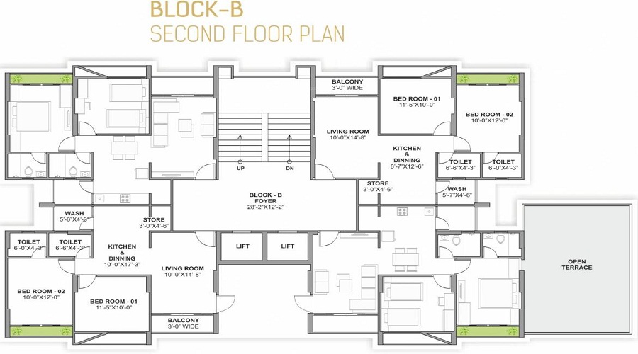 Shilp Royal Heights Floor Plan