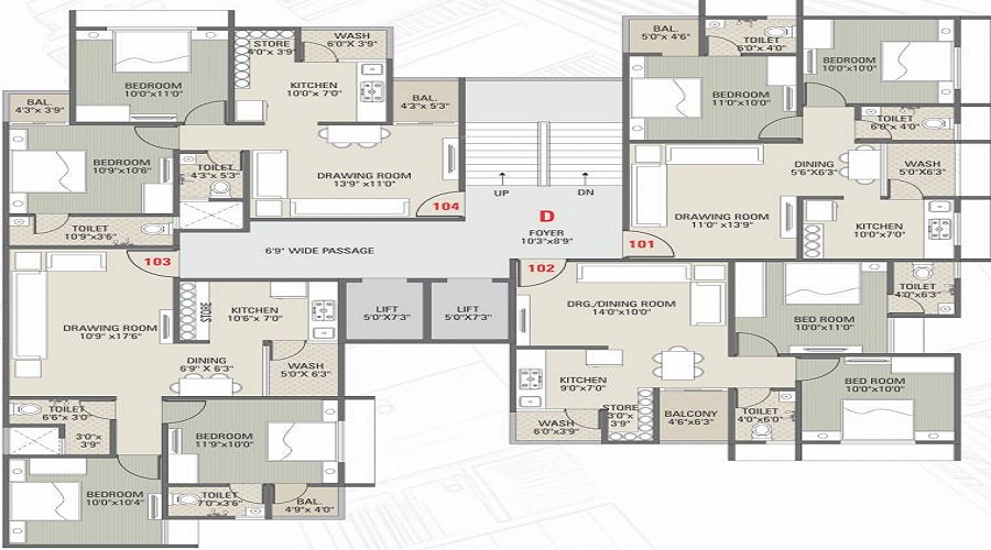 Sahajanand Pratham Pride Floor Plan