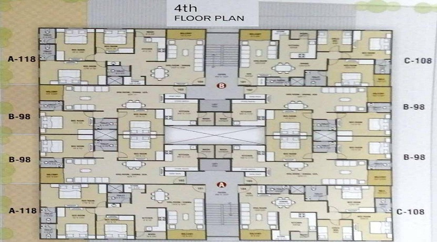 Satej Asopalav Apartments Floor Plan