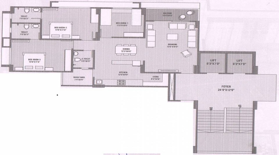 Shanti Shantikunj Bliss Floor Plan