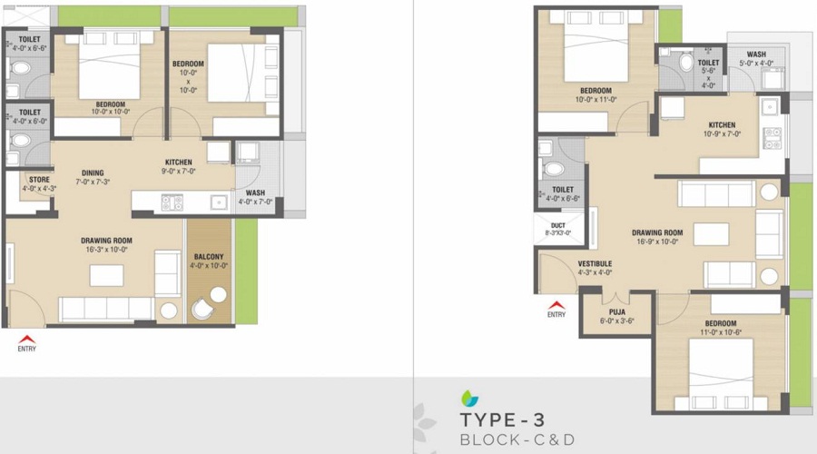 Shubhshree Radhika Residency Floor Plan