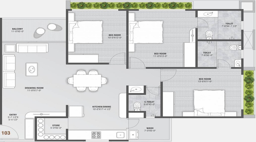 Shree Hari Sahaj Prime Floor Plan