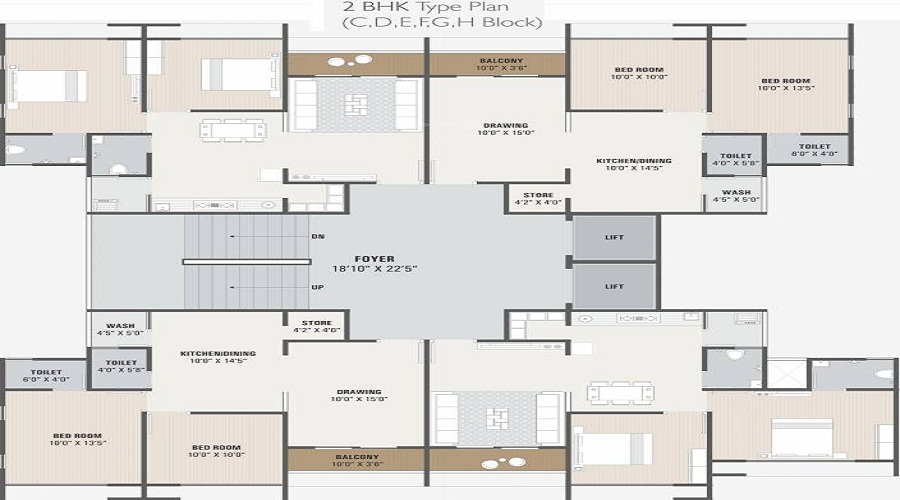 Dhanani Shivdhara Campus Floor Plan