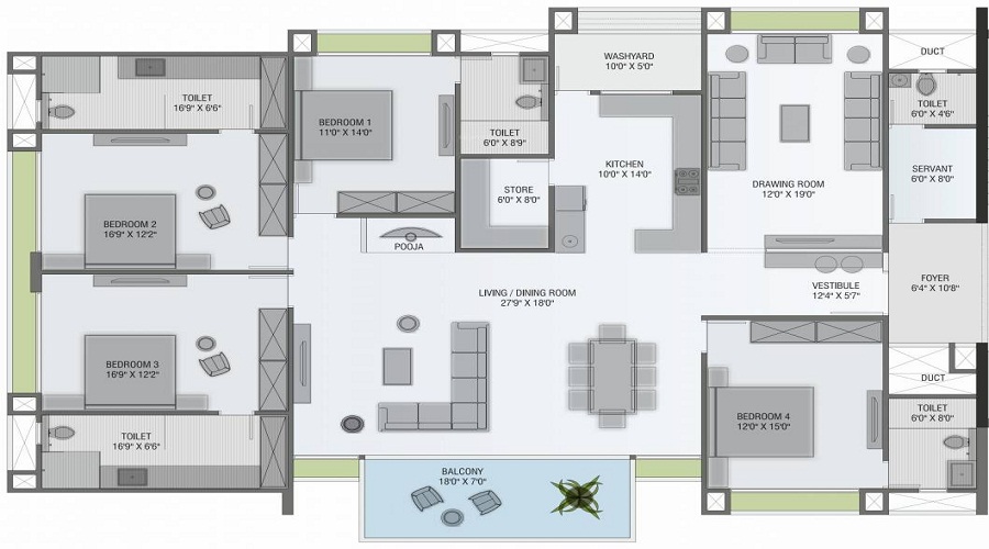 Kala Siddhi Floor Plan