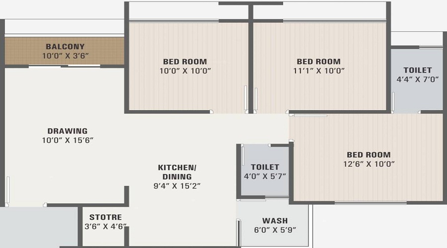 Shubh Nanddeep Residency Floor Plan