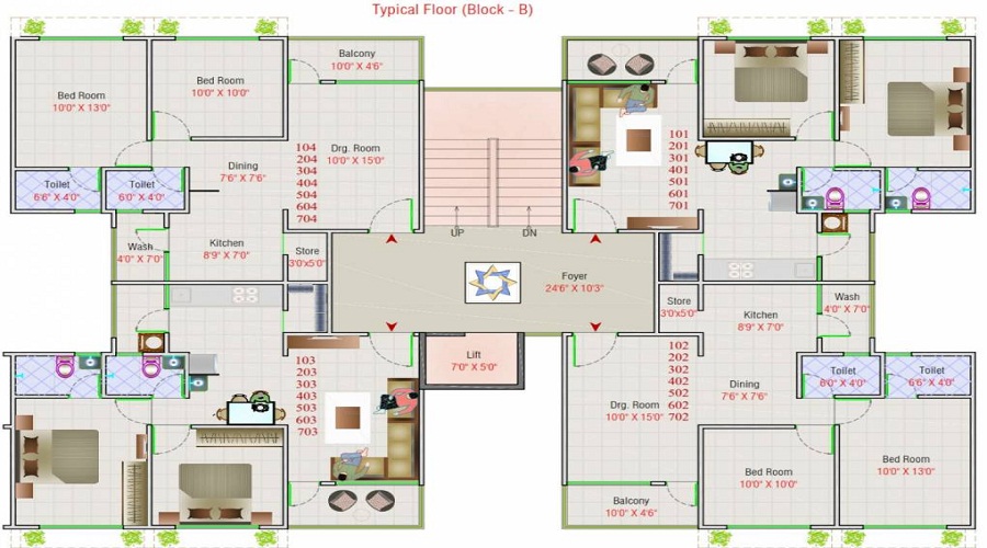 Shivam Sky Floor Plan