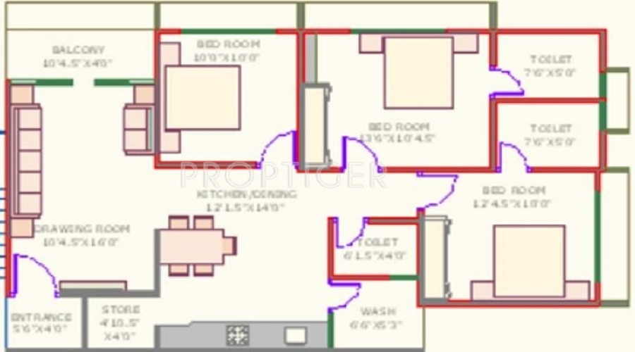 Purohit Rayirth Sopan Floor Plan