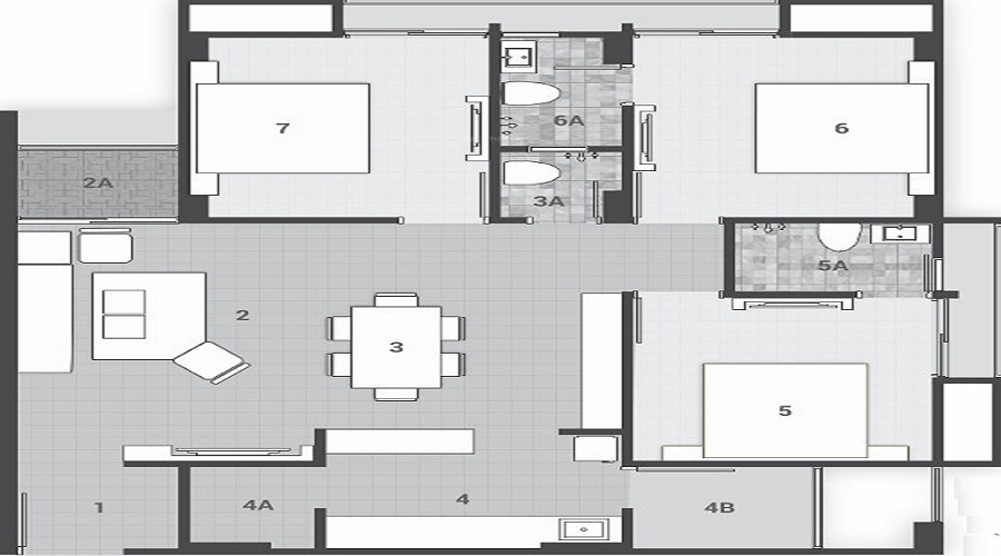 Maruti Giriraj Flats Floor Plan