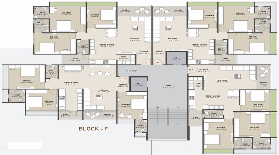 Savaliya Krish Luxuria Floor Plan