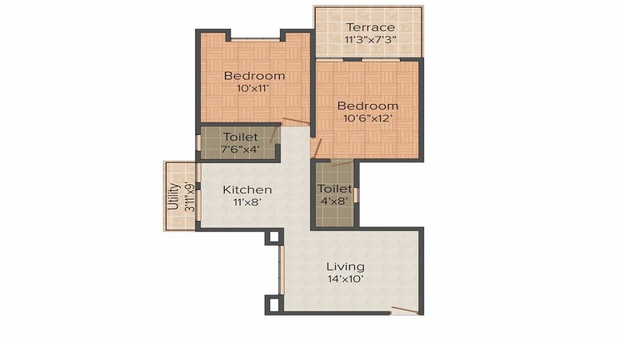 Apple Siddhivinayak Residency Floor Plan
