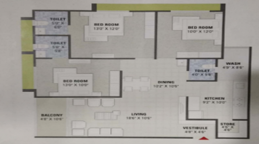 S S Sudarshan Saral Floor Plan