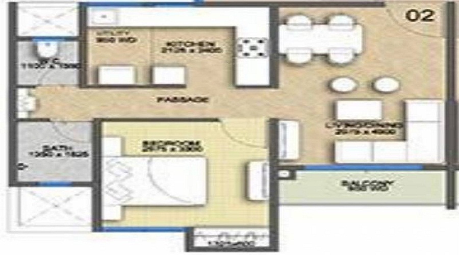 Pegasus Megapolis Saffron A10 To A14 Floor Plan