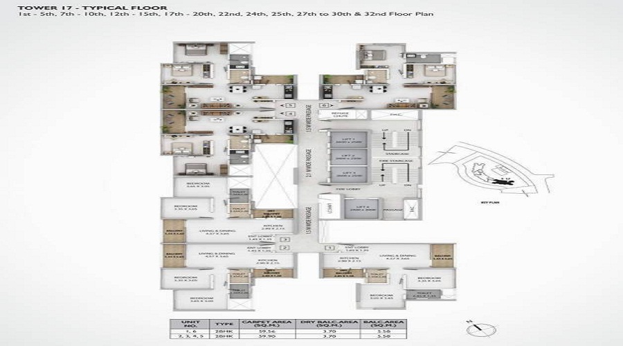 Paranjape Schemes Orion 15 16 17 Floor Plan
