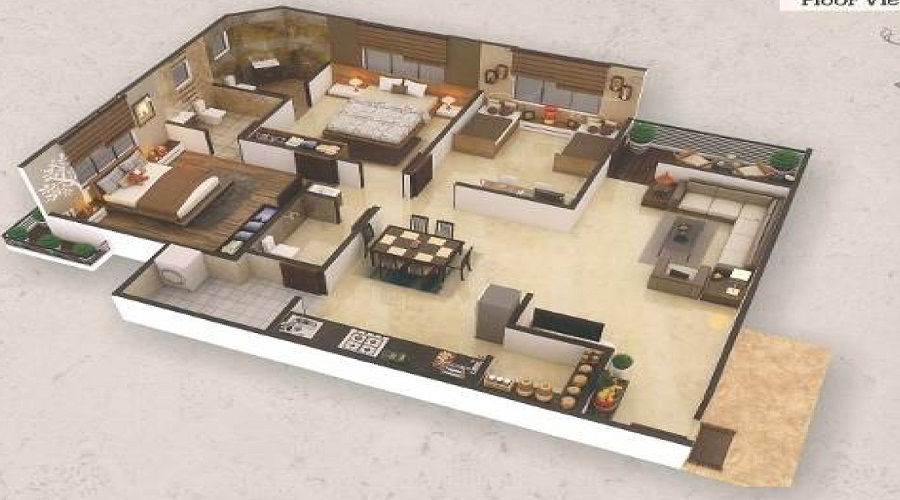 Mitsumi Ashtmangal Nest Floor Plan