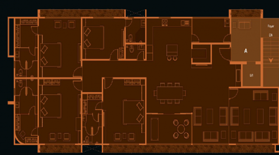 Tirupati Solitaire Reside Floor Plan