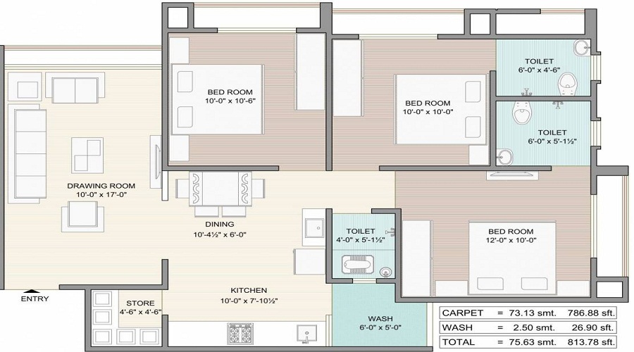 Sopan Parijat Floor Plan