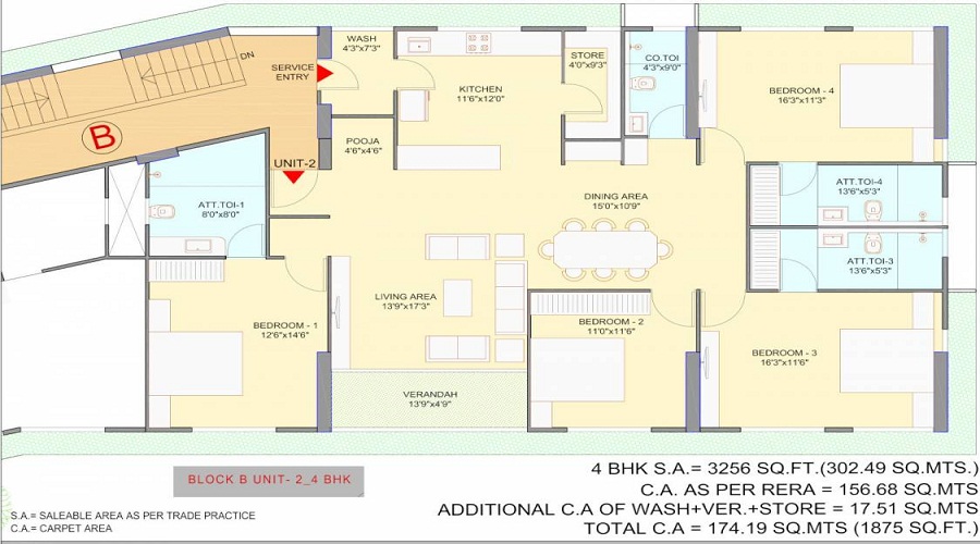 Bakeri Sansita Pratham Floor Plan